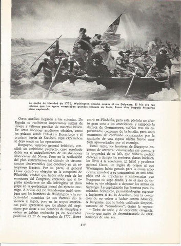 LAMINA 19609: Washington cruzando el rio Delaware