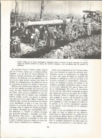 LAMINA 19596: Cañon del Ejercito de Inglaterra