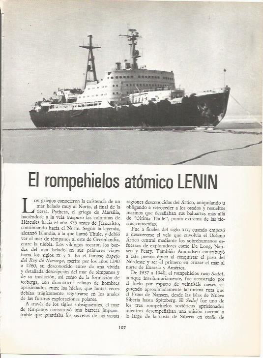 LAMINA 19600: EL rompehielos Lenin