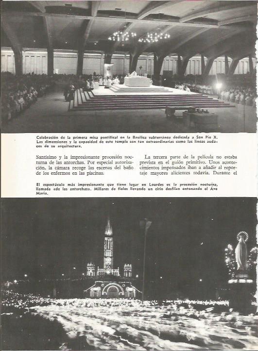 LAMINA 19606: Procesion de las Antorchas en Lourdes