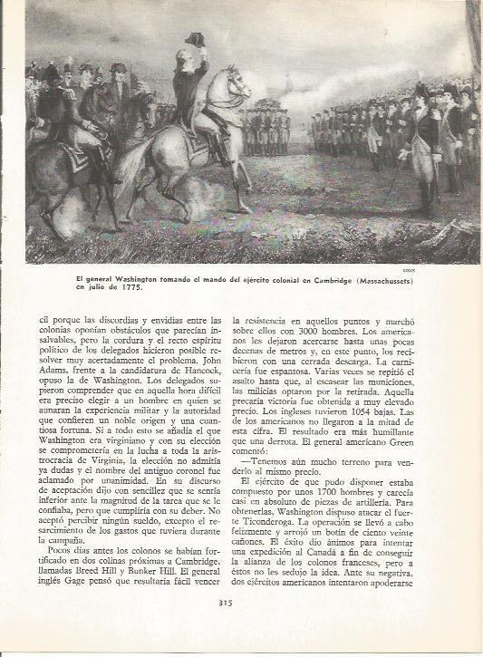 LAMINA 19608: El General Washington en 1775
