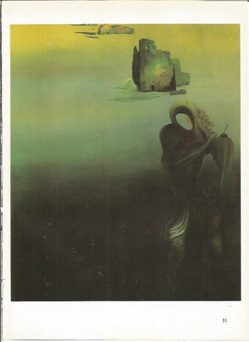 LAMINA 19270: Gradiva reencuentra las ruinas antropomorfas, por Dali
