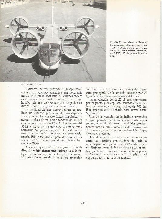 LAMINA 19539: El avio X-22