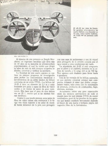 LAMINA 19539: El avio X-22