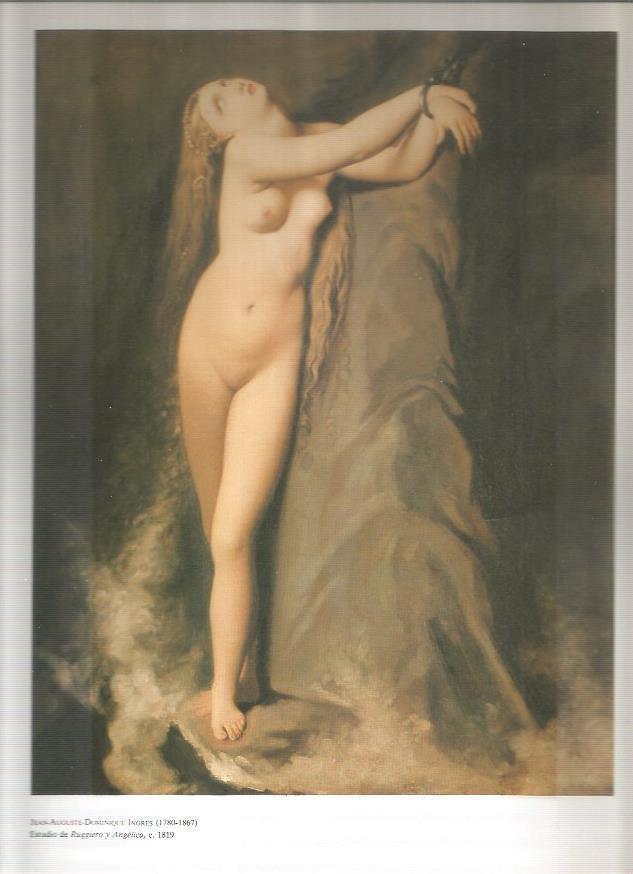 LAMINA 19486: Ewstudio de Ruggiero y Angelica, por Ingres