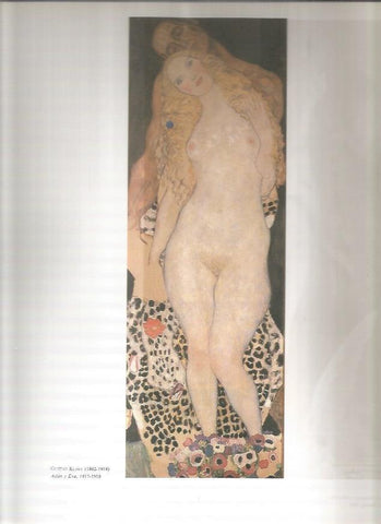 LAMINA 19489: Adan y Eva, por Klimt