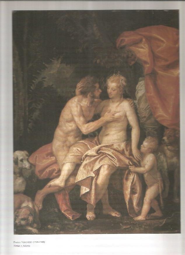 LAMINA 19471: Venus y Adonis, por Il Veronese