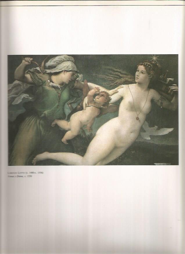 LAMINA 19452: Venus y Diana, por Lotto