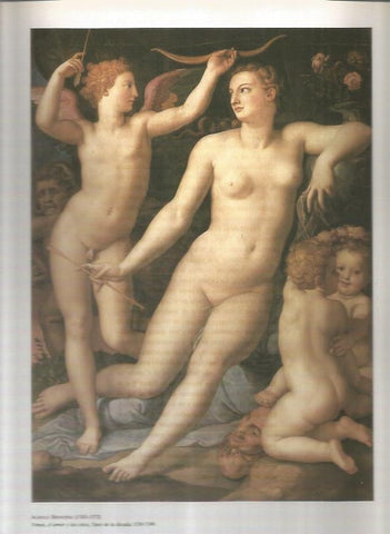 LAMINA 19454: Venus, el amor y los celos, por Bronzino