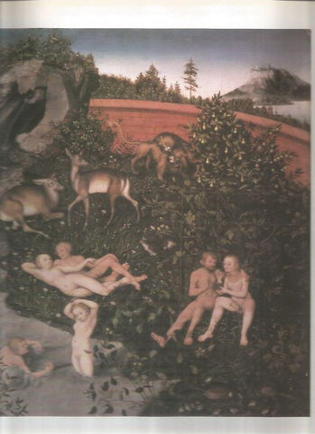 LAMINA 19458: Detalle de La edad de oro, por Cranach el Viejo
