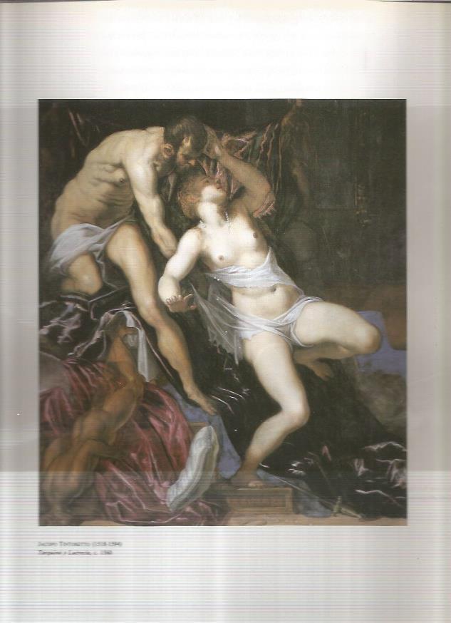 LAMINA 19470: Tarquino y Lucrecia, por Tintoretto