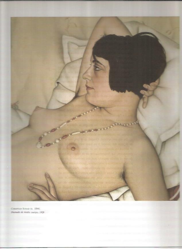 LAMINA 19495: Desnudo de medio cuerpo, por Schad