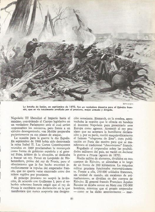 LAMINA 19523: La Batalla de Sedan de 1870