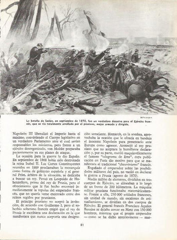 LAMINA 19523: La Batalla de Sedan de 1870