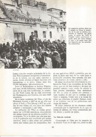 LAMINA 19524: Comisario chono en Lhasa, China