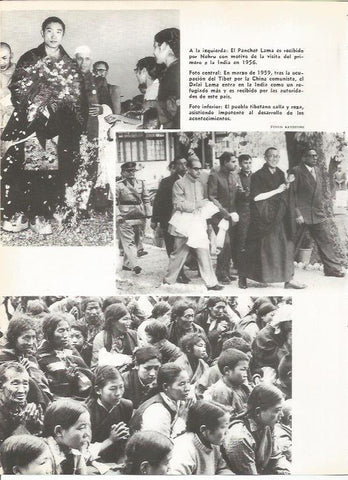 LAMINA 19525: Panchet Lama y el Dalai Lama en 1959
