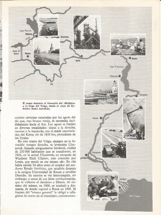 LAMINA 19528: Itinerario del Beljana por el Volga