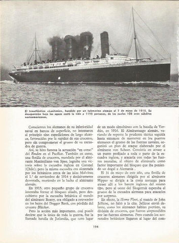 LAMINA 19533: El transatlantico Lusitania