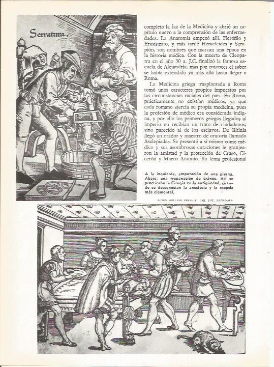 LAMINA 19535: Practicas de cirugia en grabados antiguos