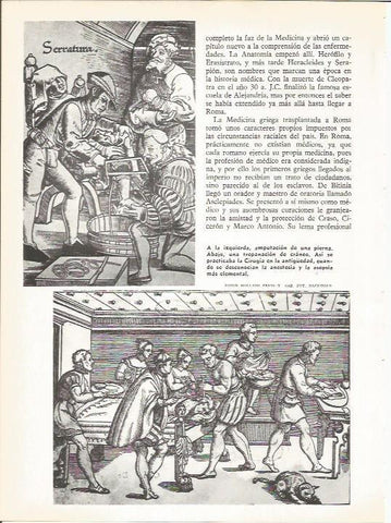 LAMINA 19535: Practicas de cirugia en grabados antiguos