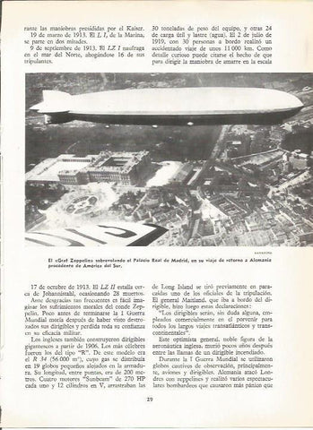 LAMINA 19519: El Graf Zeppelin sobre Madrid