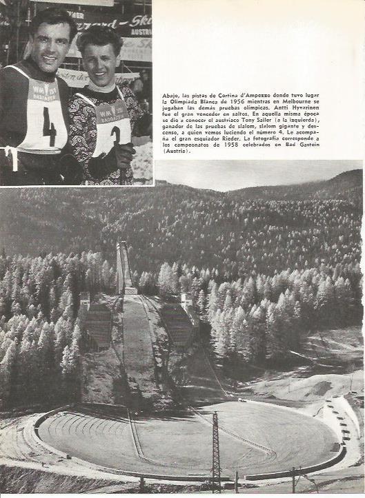 LAMINA 19540: Pistas de Cortina d'Ampezzo