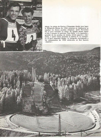 LAMINA 19540: Pistas de Cortina d'Ampezzo