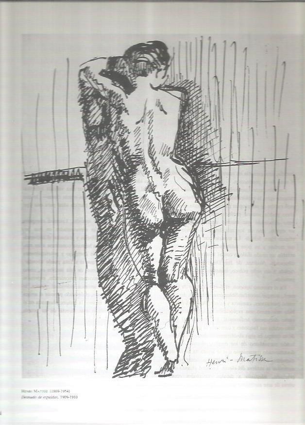 LAMINA 19506: Desnudo de espaldas, por MAtisse