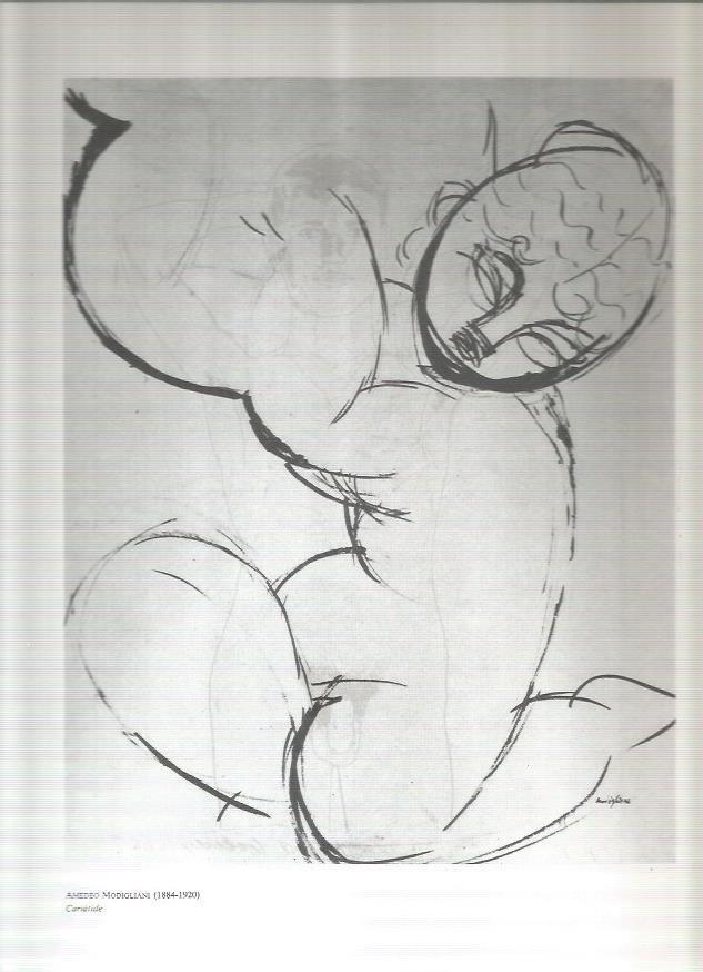 LAMINA 19508: Cariatide, por Amedeo Modigliani