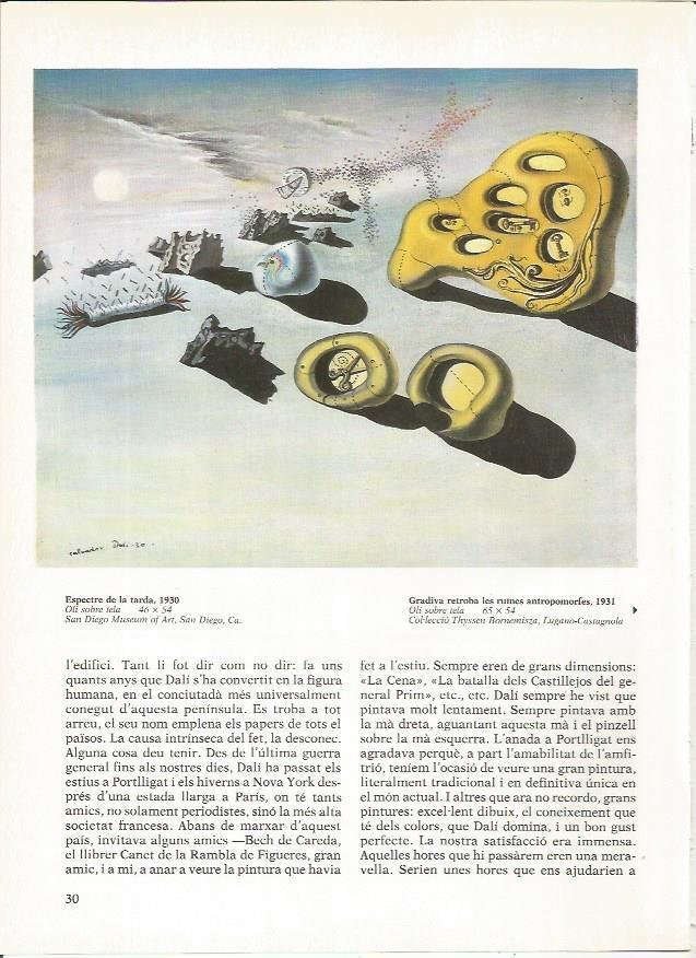 LAMINA 19269: Espectro de la tarde, por Dali