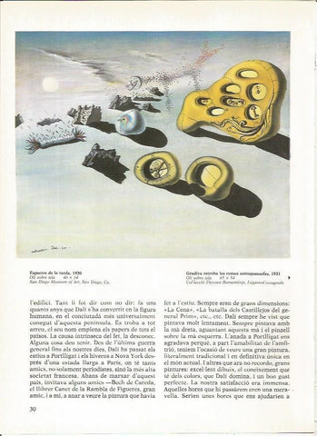LAMINA 19269: Espectro de la tarde, por Dali