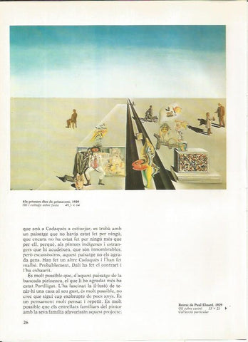 LAMINA 19267: Primeros dias de primavera, por Dali