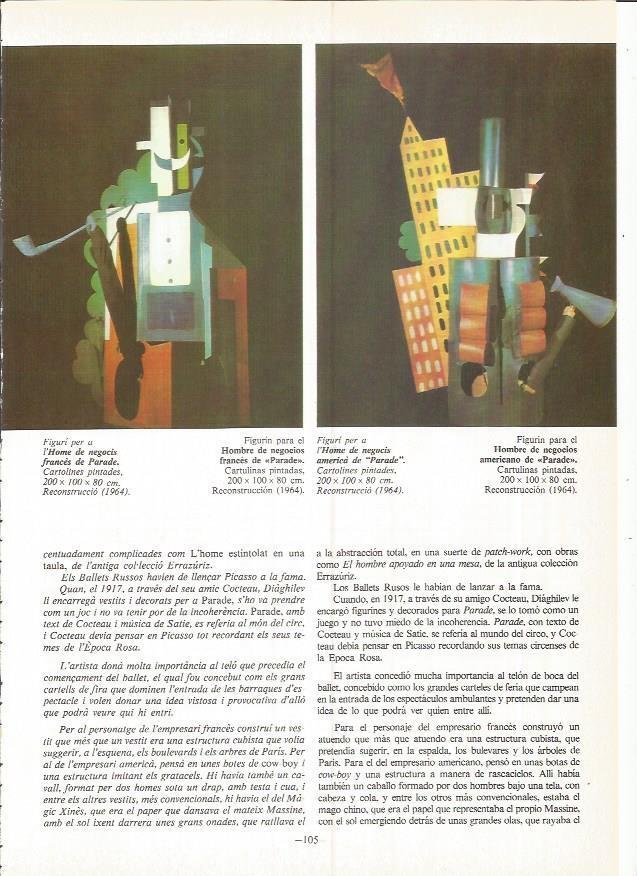 LAMINA 19024: Figurin para El Hombre de negocios frances de Parade