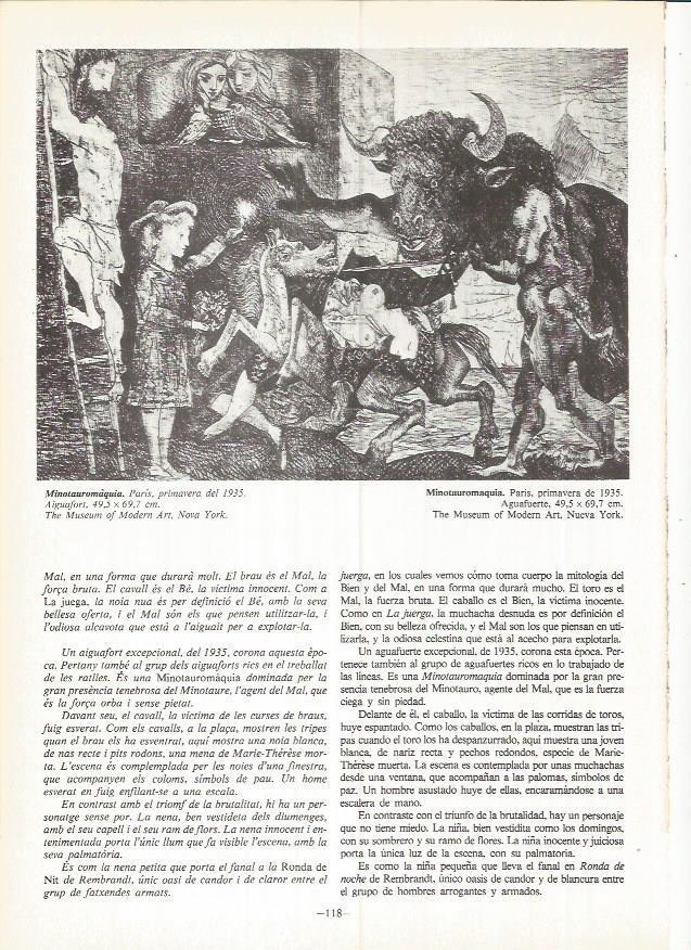 LAMINA 19030: Minotauromaquia