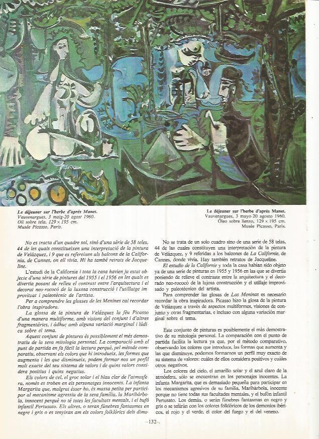 LAMINA 19037: Le dejeneur sur l'herbe d'apres Manet