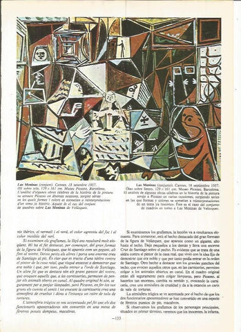 LAMINA 19038: Las Meninas, por Picasso