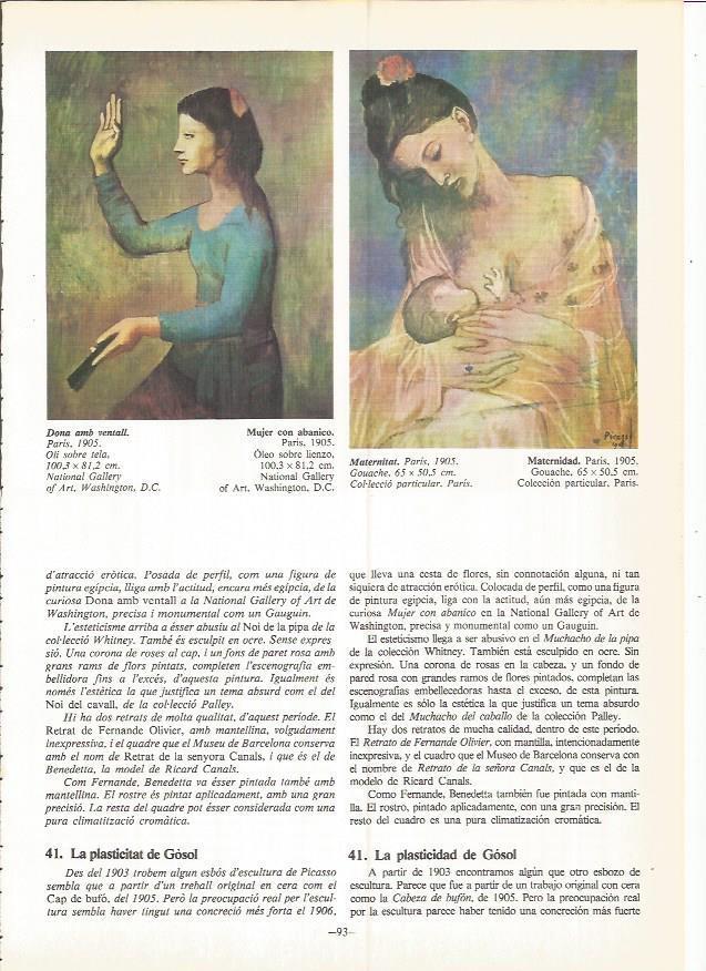 LAMINA 19018: Mujer con abanico y Maternidad