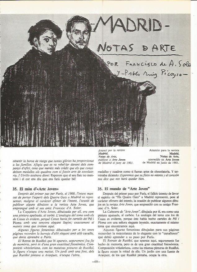 LAMINA 19006: Anuncio para la revista Madrid, notas de arte
