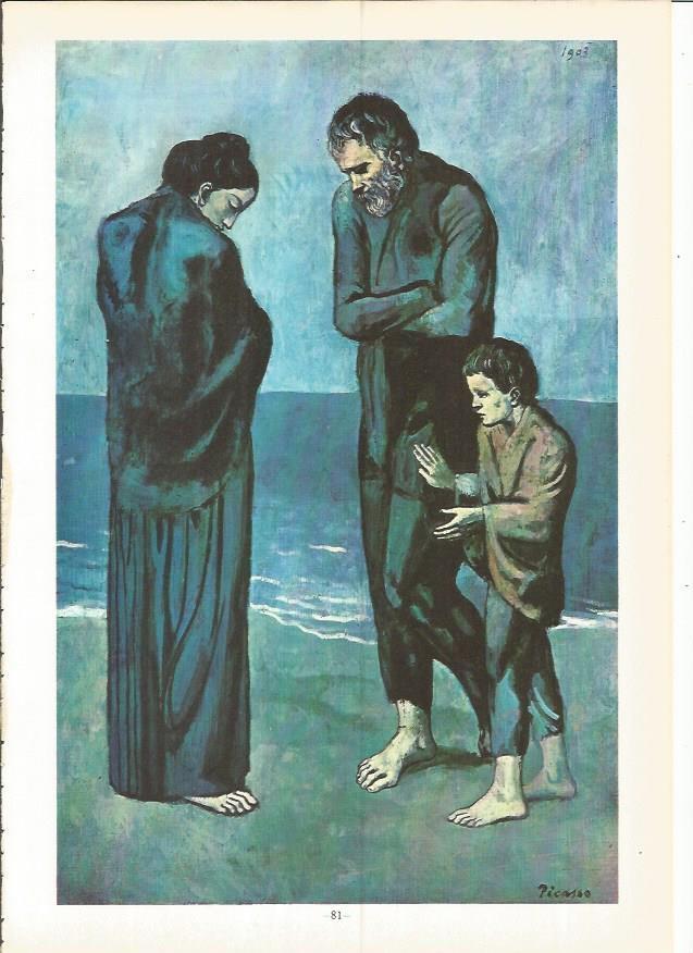 LAMINA 19012: Miserables ante el mar