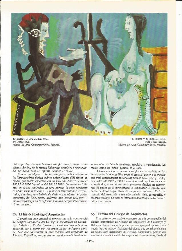 LAMINA 19040: El pintor y su modelo