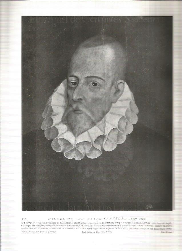 LAMINA 19071: Miguel de Cervantes