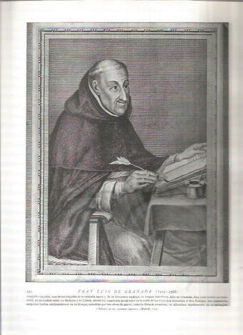 LAMINA 19066: Fray Luis de Granada