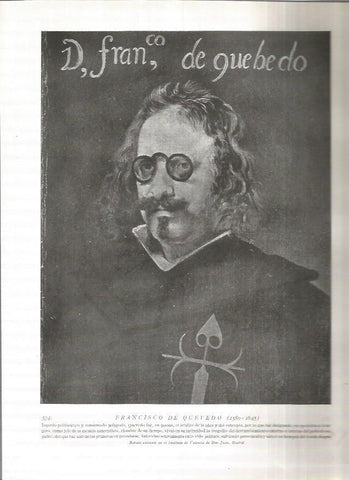 LAMINA 19077: Francisco de Quevedo