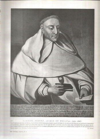 LAMINA 19076: Tirso de Molina