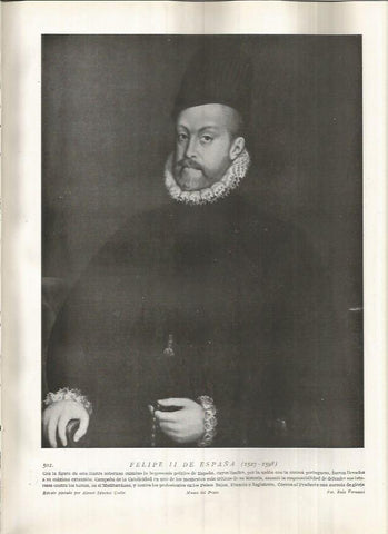 LAMINA 19045: Felipe II de España