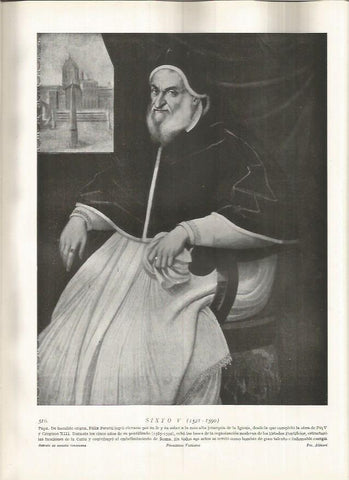 LAMINA 19048: Sixto V