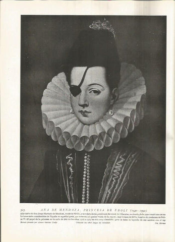 LAMINA 19050: Ana de Mendoza, princesa de Eboli
