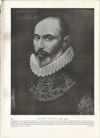 LAMINA 19053: Sancho Davila