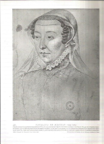 LAMINA 19058: Catalina de Medicis