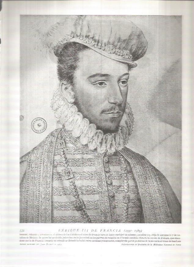 LAMINA 19059: Enrique III de Francia